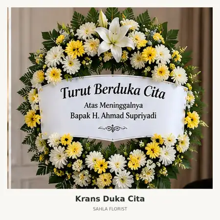 Krans Bunga Duka Thamrin Cbd